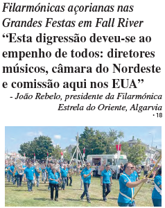 Página do Portuguese Times sobre a Filarmónica Estrela do Oriente
