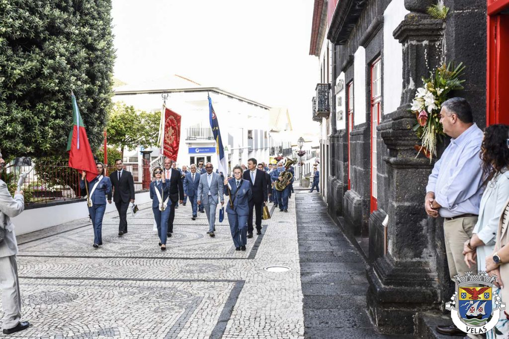 Receção à Filarmónica Estrela do Oriente nas Velas, fotografia 1